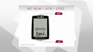 SIGMA SPORT // BC 16.16/STS // Einstellungen