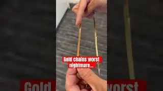 Worst SOLID Gold chain of all time! Do not buy! #jacoje #gold #goldchain