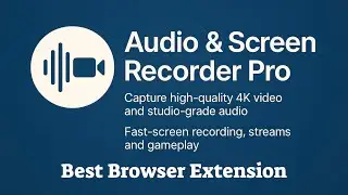 Record TTS Studio Quality Audio & Stunning 4K Video with Audio & Screen Recorder Pro