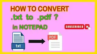 How to convert .txt to .pdf ?