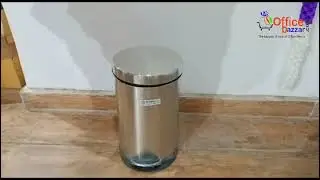Stainless Steel Perforated Pedal Dustbin 12 Ltr - Modern Elegance for Your Home or Office