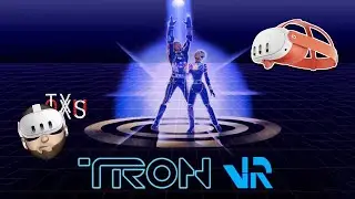 Tron VR | FREE GAME | FAST PREVIEW GAMEPLAY MECHANICS | META OCULUS QUEST| NO COMMENTING