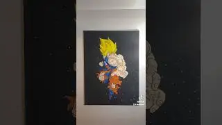Goku painting ‼️ #animepainting #dbz #anime