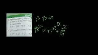 Exercise on release of positron in radioactive decay |Nuclear Physics |JEE Mains & EAMCET  Aspirants