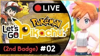 CASCADE BADGE! - POK&Eacute;MON LET&acute;S GO PIKACHU #02 CO-OP w/ Titos & Luana