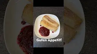 Arme Ritter mit Kinderschokolade und Fruchtp&uuml;ree