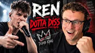 DIED OF LAUGHTER | Dumb King Come (King Dotta Diss) | Ren | REACTION
