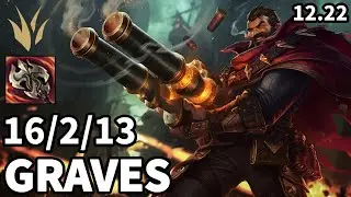 Graves Jungle vs Diana - EUW Master | Patch 12.22