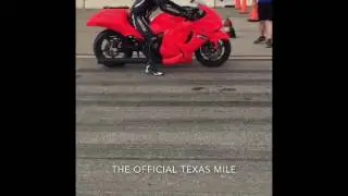 262.1mph Turbo Hayabusa Texas Mile