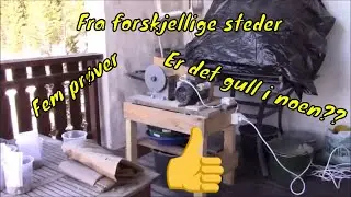 Bruk av Jaw Crusher som en del av prospektering.