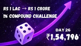 Stake Strategy | Stake Compound Challenge | Day 26 | Rs 1 lac to 1 Crore 🚀 | I won big on stake!