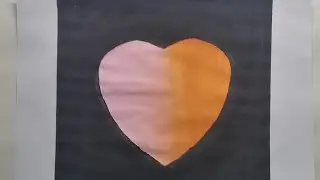 Drawing a Heart abstract painting. Water colour series Ep #6 |Funky artist