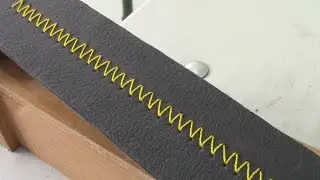 Zig-Zag Stitches - Car Steering Wheel - Car upholstery