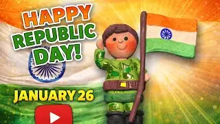 Handmade Clay Soldier for Republic Day 🇮🇳 | Art with Heart
