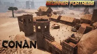 CONAN EXILES building - BEGINNER BASE [ TIMELAPSE ]