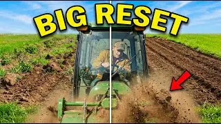 John Deere 2038R Garden Tilling and Planting Prep