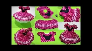 Minnie mouse costume || polka dot dress design for 4 year girl