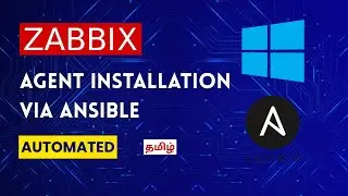 Automated Zabbix Agent Installation on Windows Using Ansible | Tamil