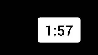 4 minutes 10 seconds count up