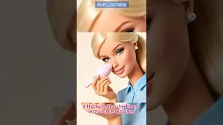 Barbie MakeUp Routine Part2 #barbie#GirlsActivities #FunForGirls#CreativeGirls #BeautyHacks#GirlsFun