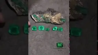 Wide Range Of Carat Sizes For Loose Colombian Emeralds