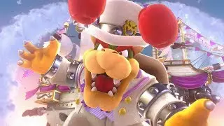 Super Mario Odyssey - Bowser Boss Battle 1 (Cloud Kingdom)