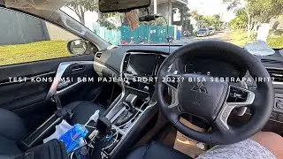 TEST KONSUMSI BBM PAJERO SPORT DAKAR 4X2 2023| IRIT MANA PAJERO SPORT DENGAN FORTUNER 2.8?| POV-114