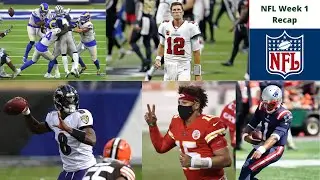 2020 NFL Week 1 Recap