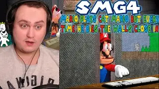 Mario Plays Cat Mario but every time he dies the walls close in | Reaction