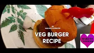 VEG BURGER RECIPE | BUN TIKKI | SNACKS| APPETIZER | STREET FOOD| UNIQUE |HARJASCOOKBOOK