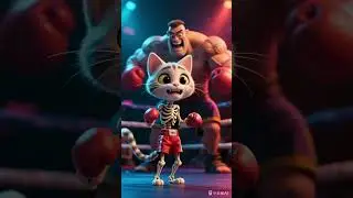 CAT Boxing!!! #chonkycat #cat #cute