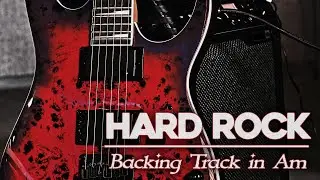 High-Octane Hard Rock Metal Guitar Backing Track A Minor