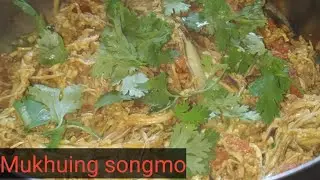 How to make banana flower recipe at home| Bru village kitchen.