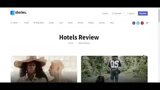 Stories Blog HTML CSS Template - App Stack