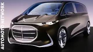 Mercedes Benz Vision V  | The Future of Luxury Vans with VAN EA Architecture & Private Lounge Tech