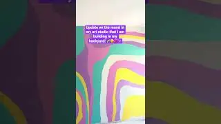 Building an art studio in my backyard 🌈✨💖 #artist #studiovlog #artstudio
