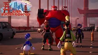 Kingdom Hearts 3 San Fransokyo Catastrochorus & Rescue Big Hero 6 & Dark Cube Fight Part38