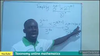 Do you know how to solve this exponential index problem?