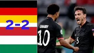 Germany vs Hungary 2&minus;2 - All Gоals & Extеndеd Hіghlіghts - 2021