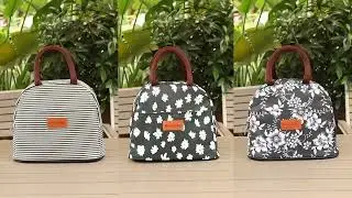 Mountain guest Lunch Bag Reusable Insulated Cooler Lunch Box Adult Water resistant