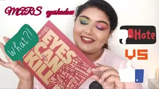 MARS COSMETICS Eyes Can Kill eyeshadow palette/ Affordable | Shreeshas Studio | Review & swatches