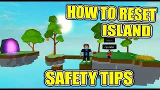 Roblox Island Tips || Reset your Island Safely (Easy and Fast) || New BEE Update