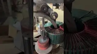 Transformer winding machine #electric #electricworks #electricity
