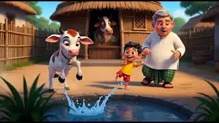 GrandFather & grandsons funny time with a cow #funny #comedy #viral 