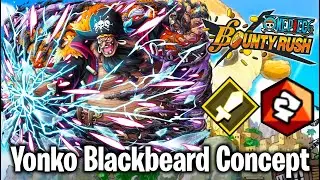 3.5 Anniversary YONKO BLACKBEARD Concept w/ @Mambaopbr & @happyopbr3152 - One Piece Bounty Rush OPBR [4K]