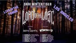 Wednesday 13, The Birthday Massacre & Lord of the Lost LIVE | Fonda Theatre LA | UNEXPECTED COLLAB ⚡