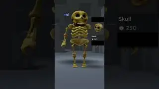How to get the skeloton avatar. #roblox