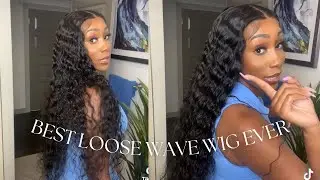 UPDATED REVIEW* BEST LOOSE WAVE WIG EVER 34 INCH LEMODA HAIR FULL 13X6 LACE FRONTAL WIG + HD LACE