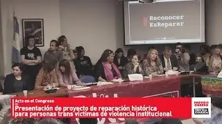 Reparaci&oacute;n hist&oacute;rica para personas trans v&iacute;ctimas de violencia institucional // Soledad Sosa