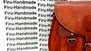 Firu-Handmade Women Shoulder Bag Vintage Rustic Retro Style Genuine Brown Leather Cross body Bag